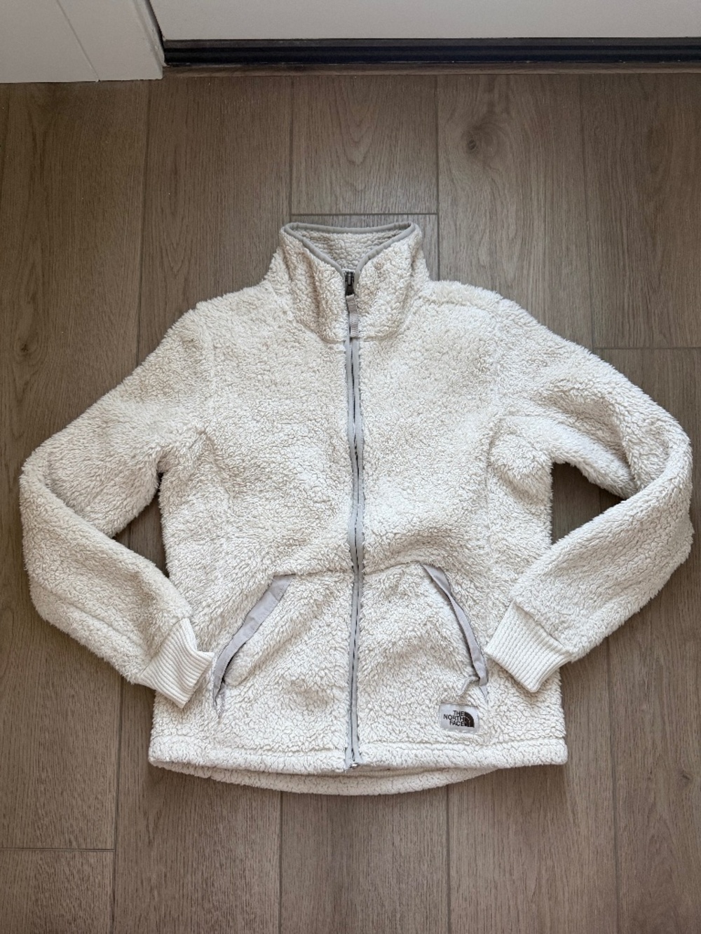 The North Face Women's Cream and White Jacket